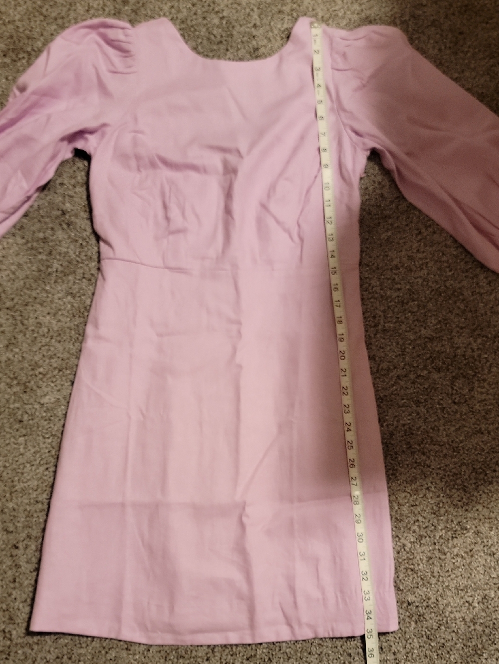 Ann Taylor Lavender Long Sleeve Dress - Picture 9 of 9